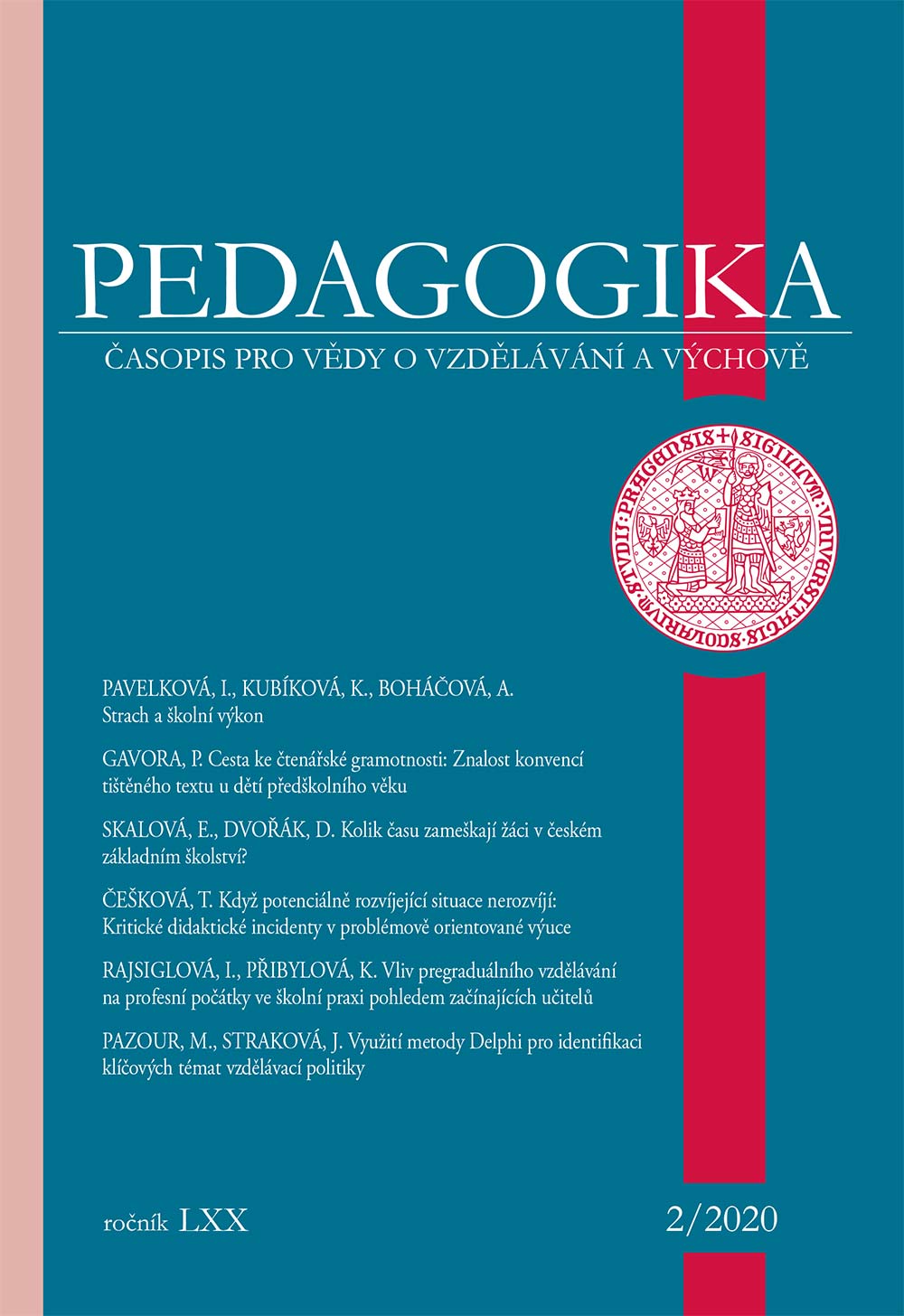 					Náhled Vol 70 No 2 (2020)
				